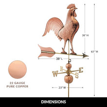 Good Directions Extra Large Barn Rooster Weathervane