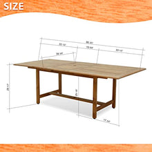 Amazonia Newcastle 9-Piece Outdoor Dining Table Set Certified Teak Light Brown