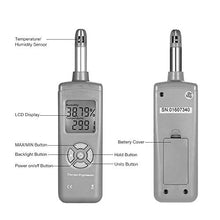 MVUYO Temperature Instruments Digital Thermometer Hygrometer Humidity & Temperature Sensor Pyrometer Psychrometer