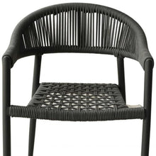 HomeRoots Set of Four 22" Gray Aluminum Outdoor Arm Chair