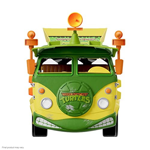Super7 TMNT Ultimates Party Wagon Vehicle Multicolor