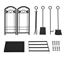 DJVHSRI Log Store Firewood Rack Set Outdoor Heavy Duty Firewood Holder Indoor Holder Wood Rack for Firewood for Fireplace Tool Set,