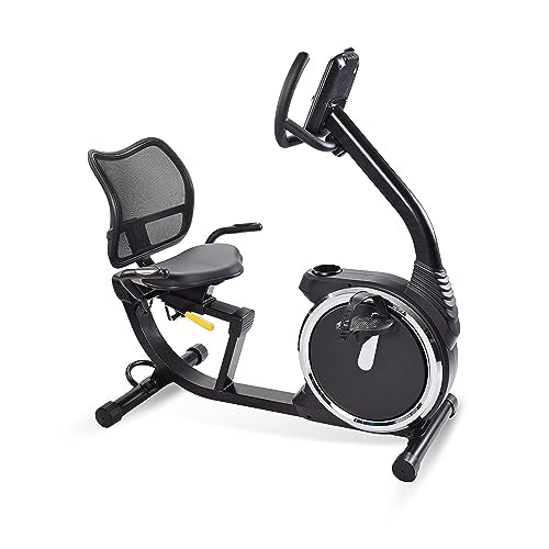 Stamina Magnetic Recumbent Exercise Bike 845 Black and Chrome
