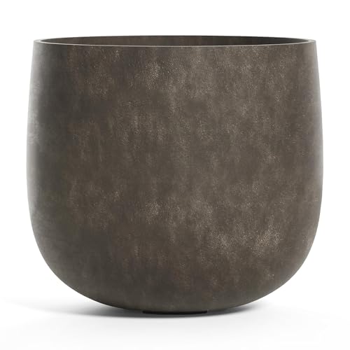 COSAPOTS Mondo Round Indoor/Outdoor Planter, 34x31in River Stone