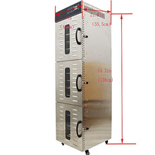 INTSUPERMAI 36 Layer Food Dehydrator Machine Stainless Steel