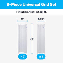 SpiroPure SP-DE-9560 DE Filter Universal Grid Set Complete 72 sqft 36” Tall Vertical Grids Replacement for PFS3672 FS-2006 FC-9560 American Hayward Pac-Fab Waterway