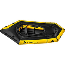 Kokopelli Packraft Rogue Spraydeck Inflatable with Quick Access Storage Yellow