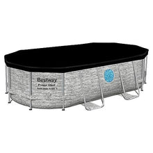 Bestway Power Steel Swim Vista Series II Above Ground Swimming Pool Gray