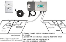 Plug and Play Solar Panel Power with 800-Watt Solar Panels and 800-Watt Inverter; Simply Plug into Wall