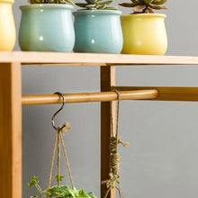 IBONSON Multi Tiered Plant Stand Indoor Balcony Multi-Layer Flower Stand Living Room Floor-Standing Flower Pot Rack Pothos Hanging Basket Succulent Plant Stand Corner Outdoor Plant Stand