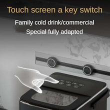 Automatic Ice Maker, 6-Minute Rapid Intelligent Fully Automatic Bullet Ice Block Making Machine, Suitable for Dormitories, Offices and Outdoor Activities
