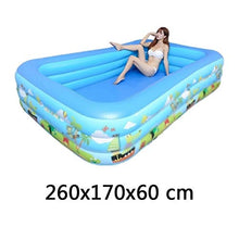 Inflatable Swimming Pool for Adults Full-Sized Blow Up Pool Party Big Space Parent-Child Interaction Thickened Abrasion Resistant Easy to Fold and Store