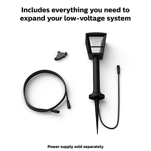 Philips Hue Econic Outdoor Smart Pathway Light Black - 4 Pack LED Walkway Lights