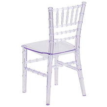 BizChair 10 Pack Child's Transparent Crystal Resin Chiavari Chair Clear