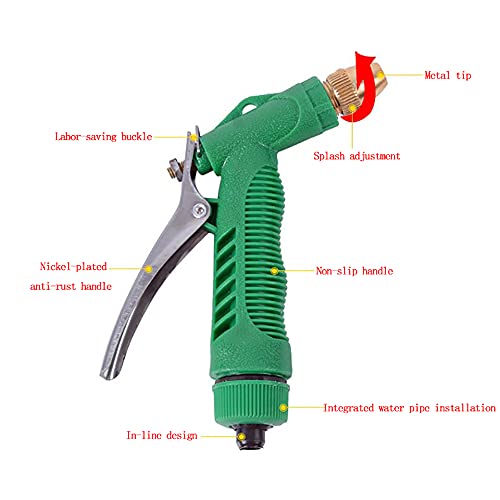 C/H Garden Hose Pipe 100m Flexible Lightweight with Spray Gun