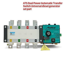 400A 4P ATS Genset Automatic Transfer Switch Generator Set Dual Power Changeover Controller for Generator Parts
