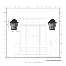 Livex Hathaway 6-Light Outdoor Wall Lantern Bronze