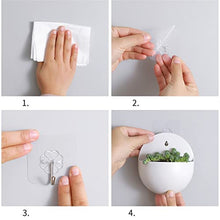 SDREYKUF Wall-Hanging Flower Plants Pot Levitating Plant Vase Home Decoration Wall Storage Organizer Pots Accessories