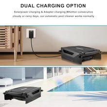 Piefeak Cordless Robotic Pool Vacuum Cleaner,with Automatic Steering Function,5 H Working Time Automatic Pool Skimmer Dual Working Mode,Pool Cleaning Robot