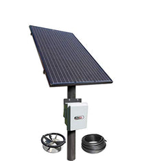 Solar Pond & Lake Aerator - 1 Diffuser for 1 Acre or Less, Battery-Free Air Pump, Large Outdoor Pond Aerator