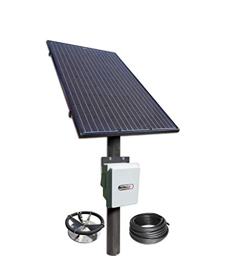 Solar Pond & Lake Aerator - 1 Diffuser for 1 Acre or Less, Battery-Free Air Pump, Large Outdoor Pond Aerator