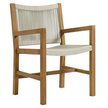 Modway Vienna Outdoor Patio Teak Wood 7-Piece Dining Set Natural Natural