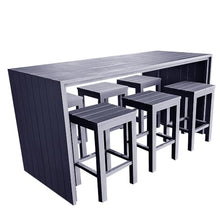 Grill King Niagra 7-Piece Outdoor Bar Set Aluminium Charcoal
