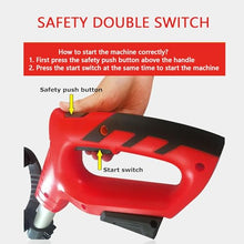 Ostreemaner Electric Tillers,Garden Power Rotavator/Cultivator,97-127cm Handle Adjustment Garden Power Cultivator with 4000mah Rechargeable Battery and Charger,4000mA×1