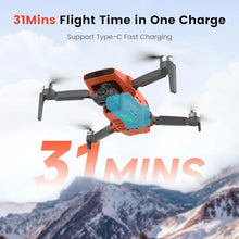 FIMI X8 MINI V2 4K Drone 3-Axis Gimbal Under 249g Orange