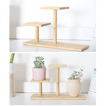 RWGOVLU Plant Stand Flower Pot Rack Holder Garden Living Room Table Planter Display Stand Home Decor Indoor Outdoor