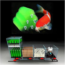 Jendfert 20 30 50 100 Pcs Pond Filter Brushes Pond Filtration Kit, Aquarium Filter Brush, Stainless Steel Long Cleaning Brush, Pond Skimmer Filter, for Koi Ponds, Water Gardens(100pcs,60cm/24in)
