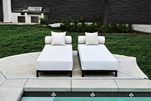 Solis Patio Outdoor Lounge Set with Cushions (Set of 3) Chaise Black Sage