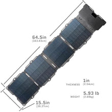 Dark Energy Spectre Folding 56W Solar Panel | USB-C and USB-C Output for Charging | Ultra-Durable, IPX7 Waterproof, Chainable Design, Off the Grid Solar Powerhouse