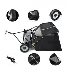LWHwareHT 42"" Tow Behind Lawn Sweeper Leaf Collector for Grass Lawn 12 Cu FT Capacity 42in, Replacement for John Deere OEM