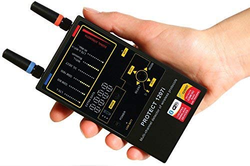 Spy Tec Anti Spy RF Signal Bug Detector Black