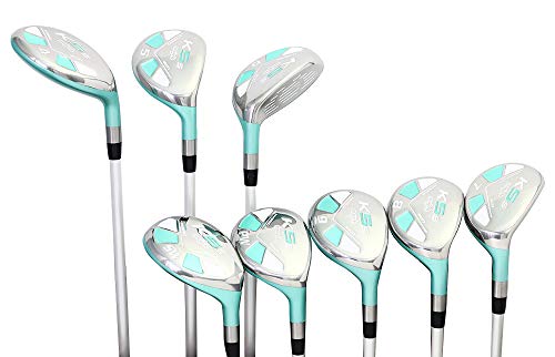 Majek Seafoam Teal Senior Ladies Golf Hybrids Irons Set