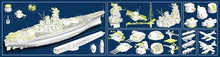 Generic Gallery 1/200 IJN Yamato WW2 Battleship Kit Grey Plastic