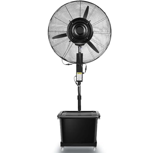 MARIYCH Portable Misting Fan for Outside with Water Tank Industrial Fan
