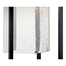Kichler Mercer Outdoor Pendant Light, Seeded Glass, Black