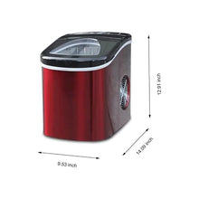 26 Lb. Countertop Ice Maker Portable See-Through Window Makers