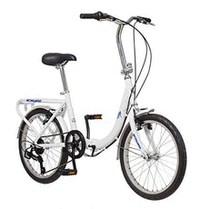 Schwinn Loop Adult Folding Bike White