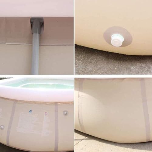 FFCJJDS Inflatable Swimming Pool for Adults & Kids 122x78x31In