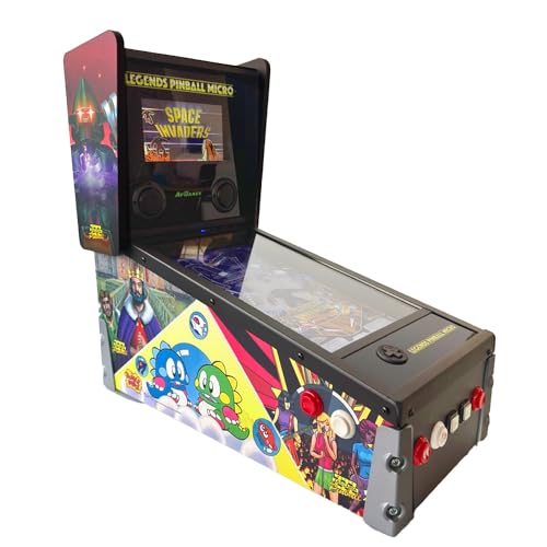 AtGames Legends Pinball Micro Arcade Console with 50 Licensed Games WiFi HDMI Bluetooth