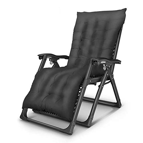 Sun Lounger Reclining Relaxer Chair Garden Outdoor Patio Thick Cushion Padded Multi Position (Color : 001) Colour:001 (Color : 002) (4)