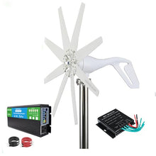 AISINILALAO 20000W Complete Home Wind Turbine Kit- 12V/24V/48V Wind Generator - Full System with Generator, Blades, Controller, Manual for Off-Grid Power,24v
