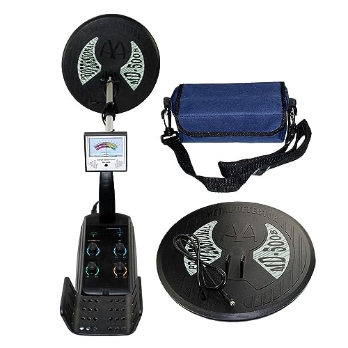 Metal Detector, Md-5008 Underground Metal Detector Gold Digger Treasure High Depth with Two Coils Tool Equipment