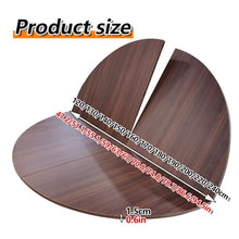 YUNSEU Large Round Foldable Table Top Only, 120cm - 246cm Diameterround Wood Table Top,Replace Tables Top, Circle Folding Tables Top, Easy to Store
