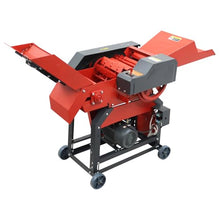 Banfluxion 220V 8-Blade Grass Cutter with Conveyor Belt Red
