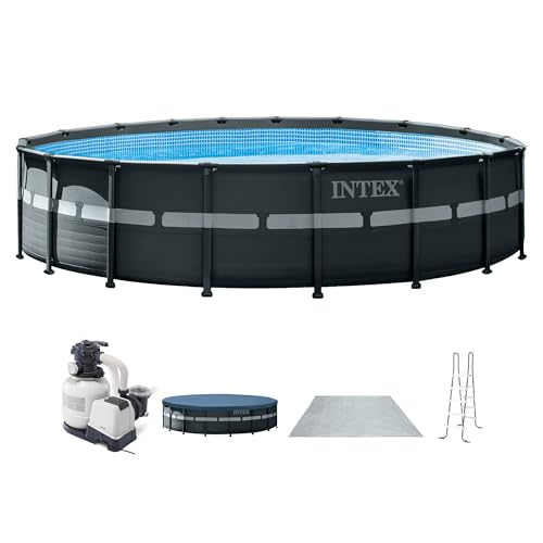 INTEX Ultra XTR 18ft x 52in Round Above Ground Swimming Pool Set w/ Pump