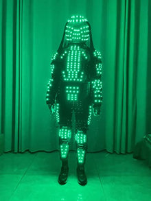 Generic Remote Control LED Robot Suit XXL Black
